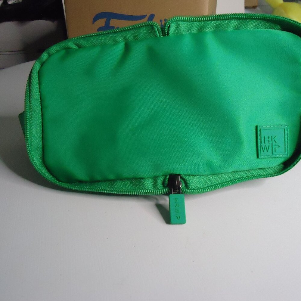 IHKWIP  Packable Pouch Green Zipper Carry Case Travel